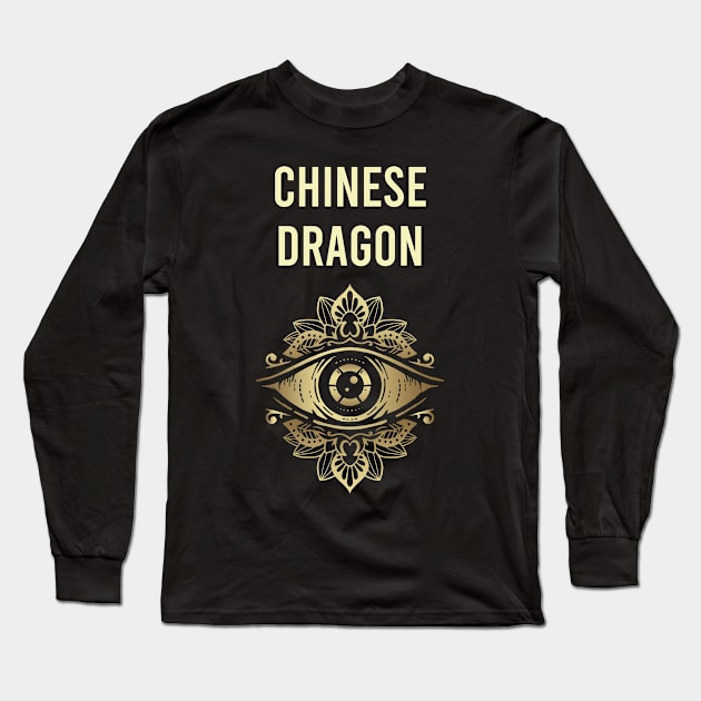 Chinese dragon Watching Long Sleeve T-Shirt by blakelan128